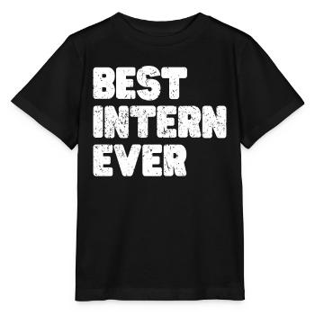 Stagiaire Cadeau Stagiaire non rémunéré - T-shirt bio MINI CREATOR Stanley/Stella Enfant - noir - Devant - Mikhail (115cm)