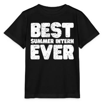 Stagiaire Cadeau Stagiaire non rémunéré - T-shirt bio MINI CREATOR Stanley/Stella Enfant - noir - Devant - Mikhail (115cm)