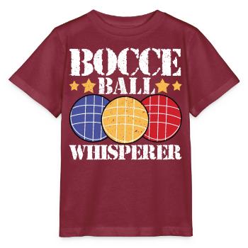Player - Stanley/Stella MINI CREATOR Kids’ T-Shirt - burgundy - Front - Kain (125cm)