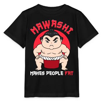 Sumo-Ringer Sumo-Ringen - Stanley/Stella Kinder T-Shirt MINI CREATOR  - Schwarz - Vorne - Mikhail (115cm)