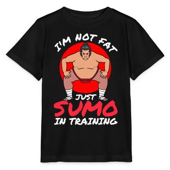 Lutteurs de sumo Lutte de sumo - T-shirt bio MINI CREATOR Stanley/Stella Enfant - noir - Devant - Mikhail (115cm)