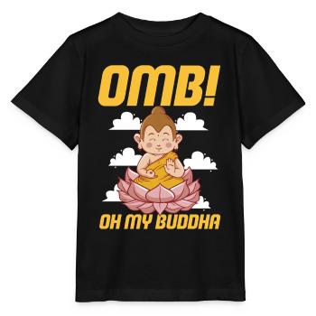 Buddhist Buddhism - Stanley/Stella MINI CREATOR Kids’ T-Shirt - black - Front - Mikhail (115cm)