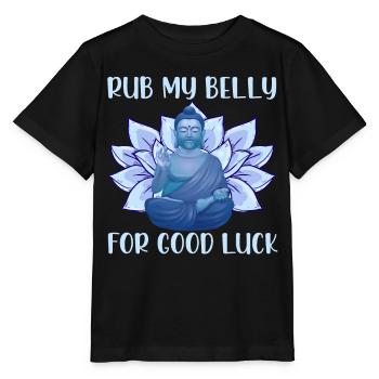 Bouddha Bouddhisme Bouddhiste - T-shirt bio MINI CREATOR Stanley/Stella Enfant - noir - Devant - Mikhail (115cm)