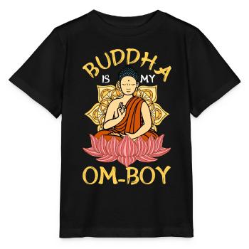 Buddhism Buddhist - Stanley/Stella MINI CREATOR Kids’ T-Shirt - black - Front - Mikhail (115cm)