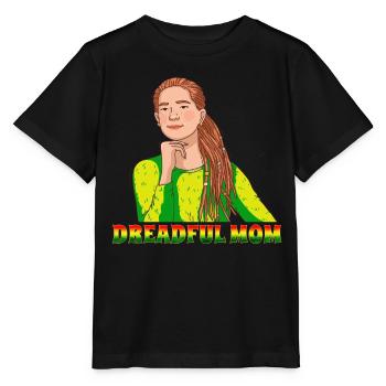 Rastafari Rastafarian Rasta - T-shirt bio MINI CREATOR Stanley/Stella Enfant - noir - Devant - Mikhail (115cm)