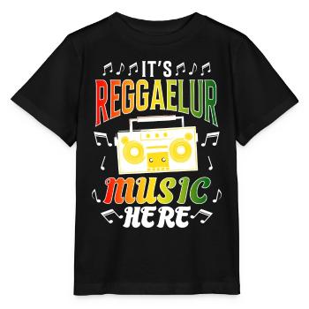 Reggae Rastafari Jamaica - Stanley/Stella MINI CREATOR Kids’ T-Shirt - black - Front - Mikhail (115cm)