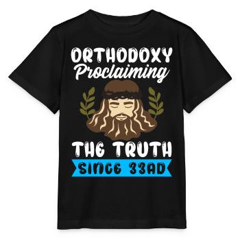 Orthodoxe - T-shirt bio MINI CREATOR Stanley/Stella Enfant - noir - Devant - Mikhail (115cm)