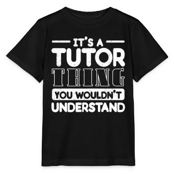 Tuteur Cadeau Tuteur - T-shirt bio MINI CREATOR Stanley/Stella Enfant - noir - Devant - Mikhail (115cm)