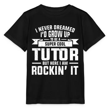 Tuteur Cadeau Tuteur - T-shirt bio MINI CREATOR Stanley/Stella Enfant - noir - Devant - Mikhail (115cm)