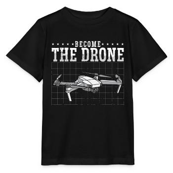Drone Racing Become The Drone Multicopter Fpv Race - Stanley/Stella MINI CREATOR Kids’ T-Shirt - black - Front - Mikhail (115cm)