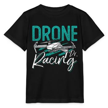 Drone Racing Dr. Fpv Race Drone Race Multicopter - Stanley/Stella MINI CREATOR Kids’ T-Shirt - black - Front - Mikhail (115cm)