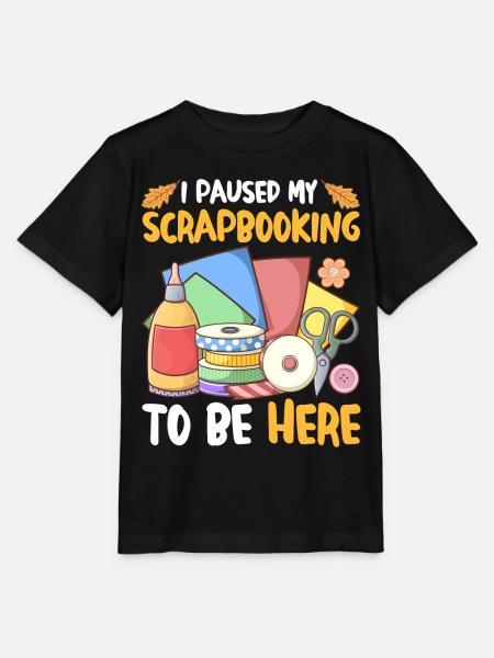 Scrapbooker - Stanley/Stella Kinder T-Shirt MINI CREATOR - Schwarz