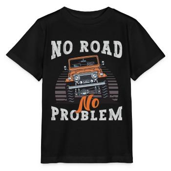 Course hors route Pas de route Pas de problème Course hors route - T-shirt bio MINI CREATOR Stanley/Stella Enfant - noir - Devant - Mikhail (115cm)