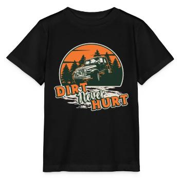 Off-Road Racing Dirt Never Hurt Motocross Road Trip - Stanley/Stella MINI CREATOR Kids’ T-Shirt - black - Front - Mikhail (115cm)