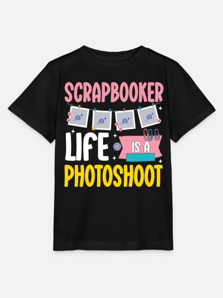 Scrapbooking - Stanley/Stella Kinder T-Shirt MINI CREATOR - Schwarz