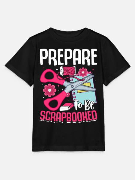 Scrapbooking Scrapbooker - Stanley/Stella Kinder T-Shirt MINI CREATOR - Schwarz
