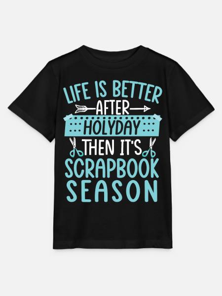 Scrapbooking Scrapbooker - Stanley/Stella Kinder T-Shirt MINI CREATOR - Schwarz