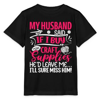 Artisanat Artisan - T-shirt bio MINI CREATOR Stanley/Stella Enfant - noir - Devant - Mikhail (115cm)
