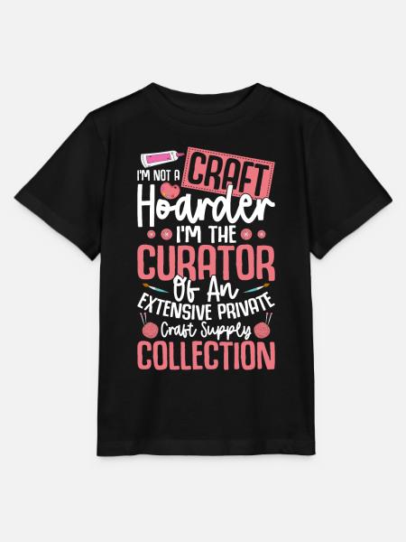 Crafting Crafter - Stanley/Stella Kinder T-Shirt MINI CREATOR  - Schwarz