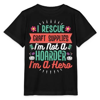 Artisanat Artisan - T-shirt bio MINI CREATOR Stanley/Stella Enfant - noir - Devant - Mikhail (115cm)