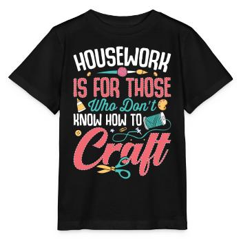 Artisanat Artisan - T-shirt bio MINI CREATOR Stanley/Stella Enfant - noir - Devant - Mikhail (115cm)