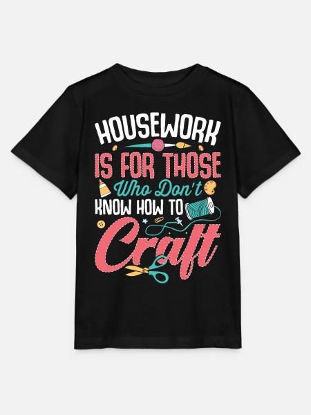 Crafting Crafter - Stanley/Stella Kinder T-Shirt MINI CREATOR  - Schwarz