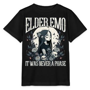 Lustiger Emo-Junge Emo-Mädchen - Stanley/Stella Kinder T-Shirt MINI CREATOR  - Schwarz - Vorne - Mikhail (115cm)