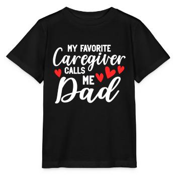 Infirmière soignante - T-shirt bio MINI CREATOR Stanley/Stella Enfant - noir - Devant - Mikhail (115cm)