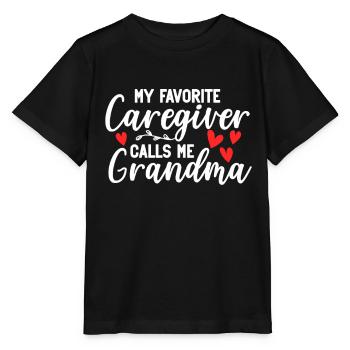 Infirmière soignante - T-shirt bio MINI CREATOR Stanley/Stella Enfant - noir - Devant - Mikhail (115cm)