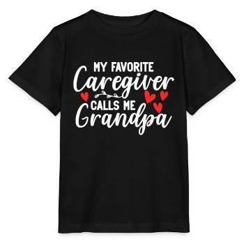 Infirmière soignante - T-shirt bio MINI CREATOR Stanley/Stella Enfant - noir - Devant - Mikhail (115cm)