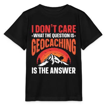 Geocaching Gift Geocacher Geocache - Stanley/Stella MINI CREATOR Kids’ T-Shirt - black - Front - Mikhail (115cm)
