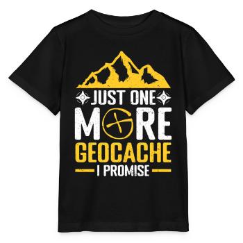 Geocaching Gift Geocacher Geocache - Stanley/Stella MINI CREATOR Kids’ T-Shirt - black - Front - Mikhail (115cm)