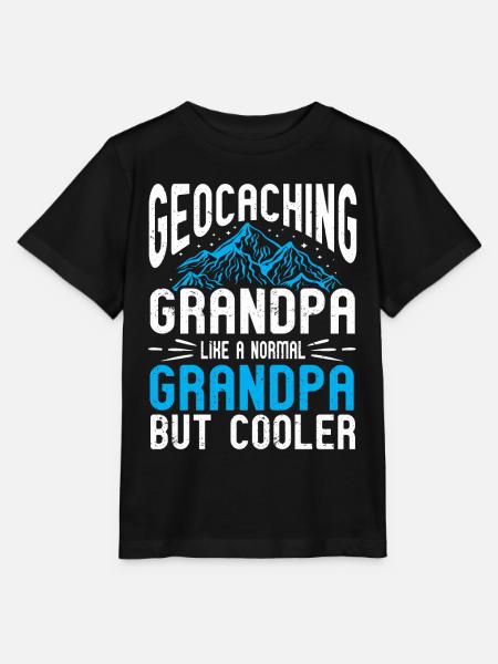 Geocaching Geschenk Geocacher Geocache - Stanley/Stella Kinder T-Shirt MINI CREATOR  - Schwarz