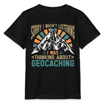 Geocaching Gift Geocacher Geocache - Stanley/Stella MINI CREATOR Kids’ T-Shirt - black - Front - Mikhail (115cm)