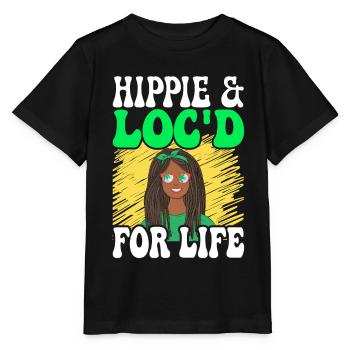 Dreadlocks Rasta - T-shirt bio MINI CREATOR Stanley/Stella Enfant - noir - Devant - Mikhail (115cm)