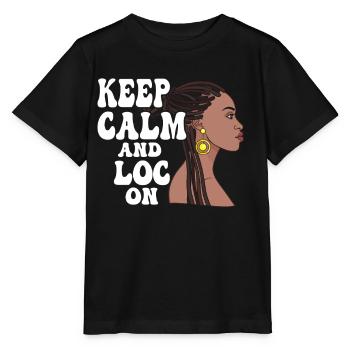 Hippie Dreadlocks Rasta - Stanley/Stella MINI CREATOR Kids’ T-Shirt - black - Front - Mikhail (115cm)