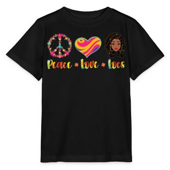 Hippie Dreadlocks Rasta - Stanley/Stella Kinder T-Shirt MINI CREATOR  - Schwarz - Vorne - Mikhail (115cm)