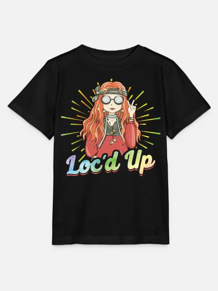 Hippie Dreadlocks Rasta - Stanley/Stella Kinder T-Shirt MINI CREATOR - Schwarz