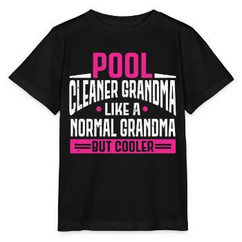 Nettoyage de piscine Travail Gardien de piscine - T-shirt bio MINI CREATOR Stanley/Stella Enfant - noir - Devant - Mikhail (115cm)