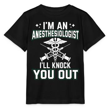 Anästhesiologie - Stanley/Stella Kinder T-Shirt MINI CREATOR  - Schwarz - Vorne - Mikhail (115cm)