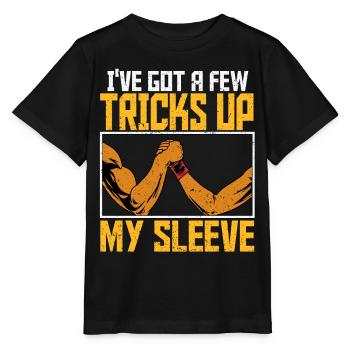 Arm wrestling arm wrestler - Stanley/Stella MINI CREATOR Kids’ T-Shirt - black - Front - Mikhail (115cm)