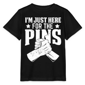 Arm wrestling arm wrestler - Stanley/Stella MINI CREATOR Kids’ T-Shirt - black - Front - Mikhail (115cm)