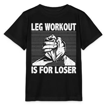 Arm wrestling arm wrestler - Stanley/Stella MINI CREATOR Kids’ T-Shirt - black - Front - Mikhail (115cm)