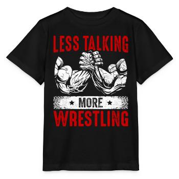 Arm wrestling arm wrestler - Stanley/Stella MINI CREATOR Kids’ T-Shirt - black - Front - Mikhail (115cm)