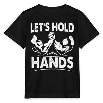 Arm wrestling arm wrestler - Stanley/Stella MINI CREATOR Kids’ T-Shirt - black - Front - Mikhail (115cm)