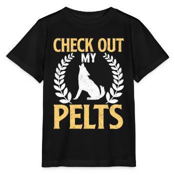 Coyote Hunt Coyote Hunter Yote - T-shirt bio MINI CREATOR Stanley/Stella Enfant - noir - Devant - Mikhail (115cm)