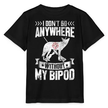 Coyote Hunt Coyote Hunter Yote - T-shirt bio MINI CREATOR Stanley/Stella Enfant - noir - Devant - Mikhail (115cm)