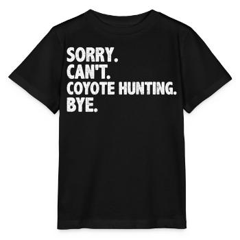 Coyote Hunter Yote - T-shirt bio MINI CREATOR Stanley/Stella Enfant - noir - Devant - Mikhail (115cm)