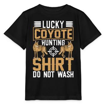 Coyote Hunter Yote - T-shirt bio MINI CREATOR Stanley/Stella Enfant - noir - Devant - Mikhail (115cm)