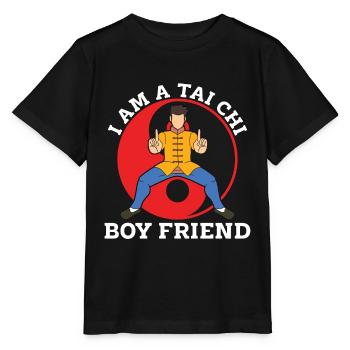 Tai Chi Je suis un ami de Tai Chi Boy Arts Martiaux - T-shirt bio MINI CREATOR Stanley/Stella Enfant - noir - Devant - Mikhail (115cm)